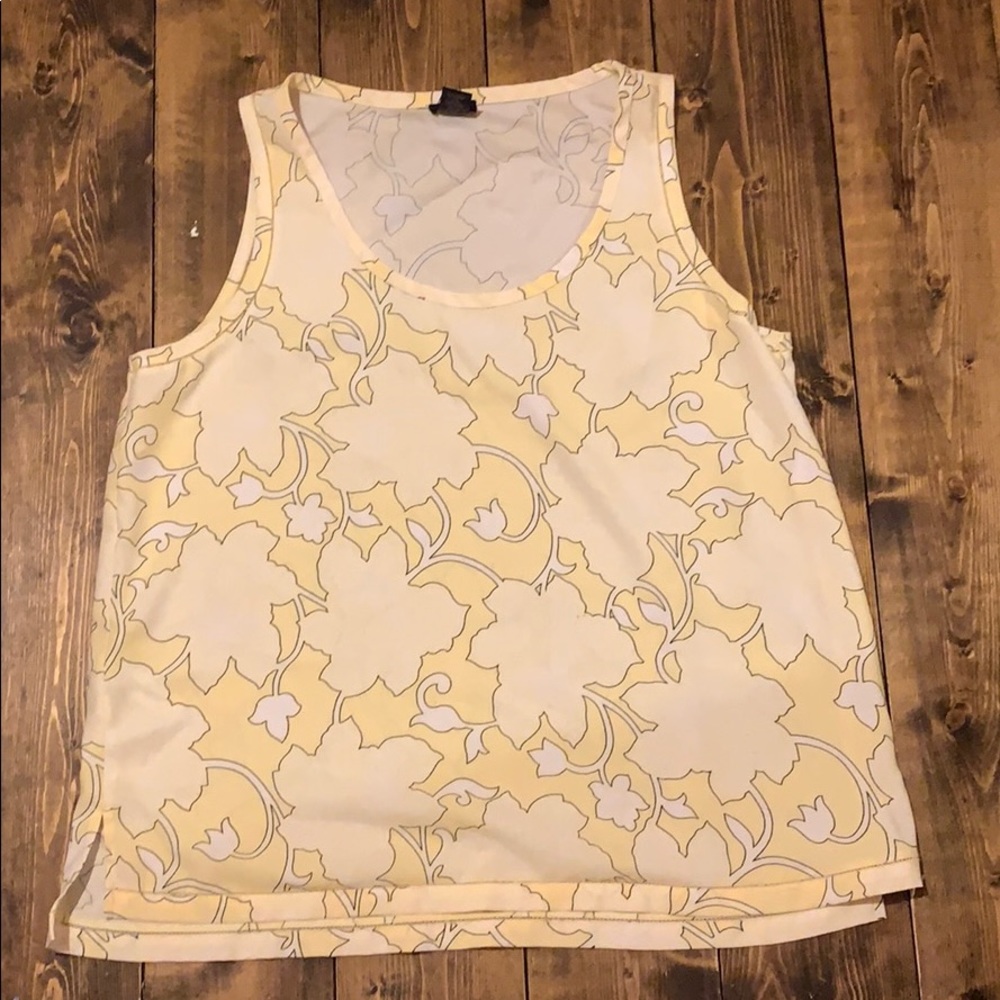 yellow ann taylor top